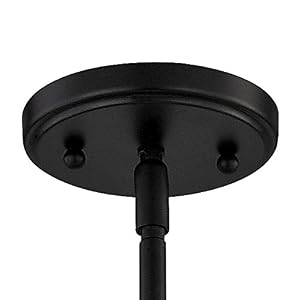 Farmhouse Industrial Black Mini Pendant 738 Inch Wide