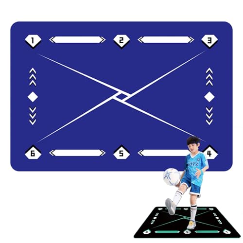 Tapis d'entraînement de football antidérapant de fitness pour vitesse et coordination