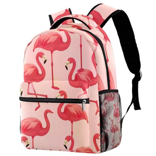 Sac à dos décontracté flamant rose, le cadeau de rentrée parfait pour garçons et filles