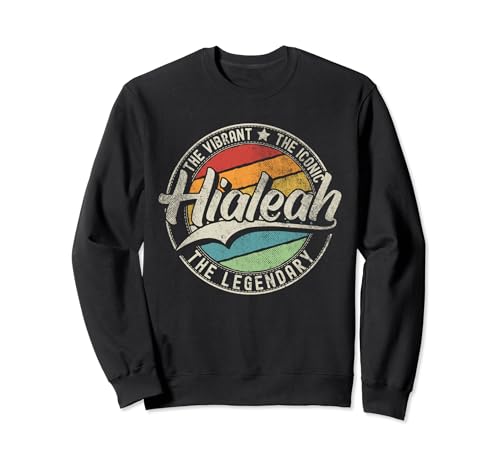 Hialeah FL | Florida Vintage Distressed Sudadera