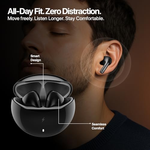 Image of Bluetooth Ear Buds with Fast Pairing Portable Charging Case Noise Isolation Mic for Calling Music Gaming (Design 104)