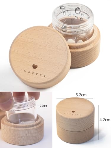 iwoohome Mini Urne für Asche,Urnen für die Einäscherung von Haustieren, Urnen für Hunde- und Katzenasche (Heart)