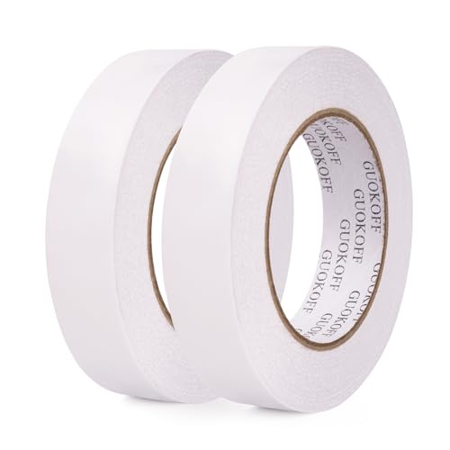 Cinta adhesiva de doble cara fuerte de 1 pulgada x 40 yardas multiusos para artes y bricolaje