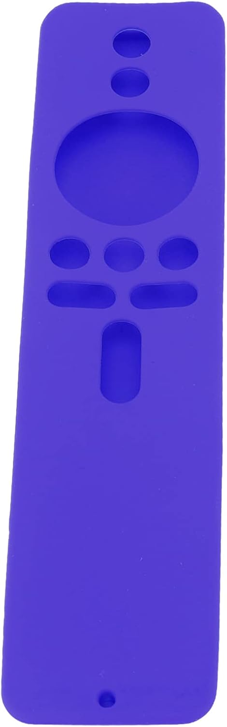 RiToEasysports Silicone Remote Cover, Shockproof Anti Slip Case for TV Stick 4K, Lightweight Protection for Kids Pets Easy Install Black Purple