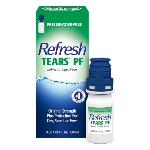 Refresh Tears PF Preservative-Free Artificial Tears Lubricant Eye Drops, 0.33 fl oz (10 mL)