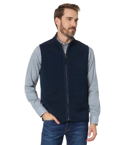 Johnston & Murphy Men's Reversible Channel Quilt Vest3