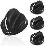 8273103 Gas Stove Control Knob for Stove Oven 8273103 Knob Replace WP8273103 AP6012363 (Black 4...
