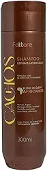 Shampoo Cachos Espuma Hidratante Fattore 300ml Óleos Africanos Limpeza Suave Hidratação Nutrição Definição Cachos Ondulados Cacheados Crespos Curvaturas 2A a 4C