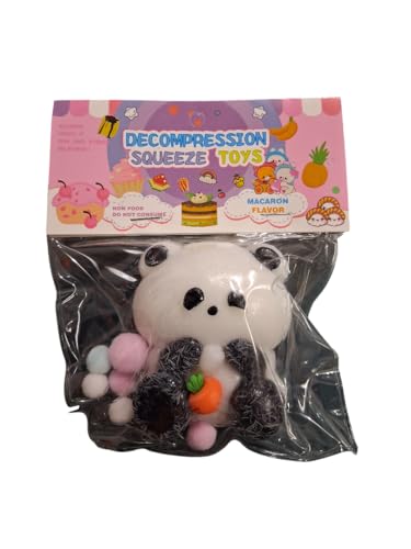Image of Squishy Squeeze Pandaa Tabaa Squishy Toy for Stress Anxiety Relief ahd Autism Need Special Decompression Toy Pack of 1 Piece