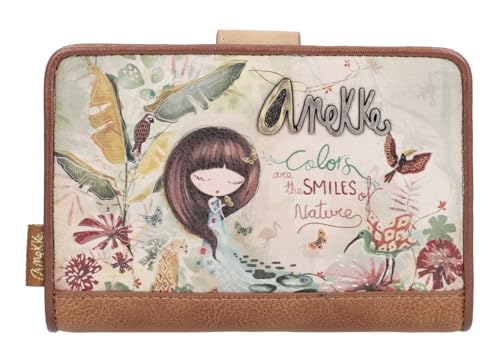 Anekke Damen Geldbörse hart 36709-902 Mehrfarbig 14x10x2 Hardcase, bunt