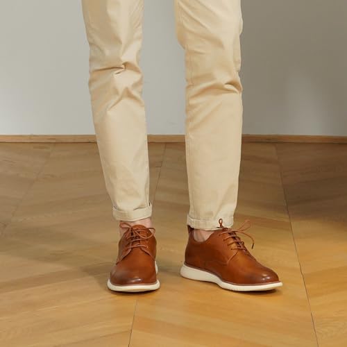 Jousen Mens Dress Shoes Oxfords Casual Retro Classic Comfortable Formal Derby Business Dress Shoes for Men3