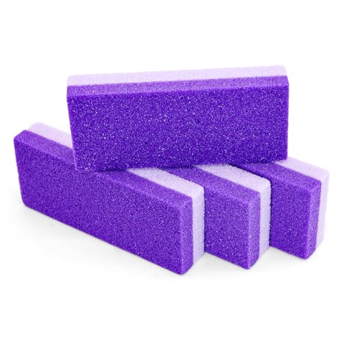 Pumice Stone for Feet 4 Pack Foot Pumice Stone Foot Pumice Stone for Dead Skin Double Sided Pedicure Tools for Feet Pumice Stone for Feet Callus Remover for Feet and Heels
