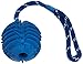 HUNTER TRAINING TOOTH BALL Hundespielzeug, Apportierspielzeug, Gummi, zahnfreundlich, Wurfseil, blau
