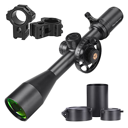 WestHunter Optics TD 5-25x50 SFIR FFP Long Range 1/10 MIL Precision Riflescope | Dovetail Shooting Kit B Cover