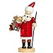 Produktbild Sikora RM-A Räuchermännchen aus Holz 3 Größen Verschiedene Motive, Farbe/Modell:A01 rot - Weihnachtsmann, Größe:Höhe ca. 19.5 cm