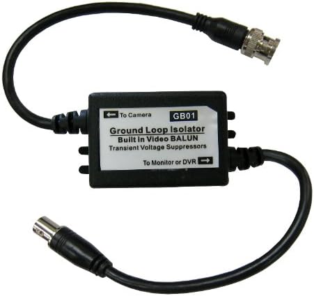 Coaxial Ground Loop Isolator Noise Filter for CCTV Security Camera Surveillance System