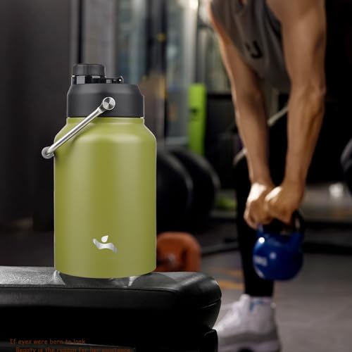 Image of Konokyo 64 oz Insulated Stainless Steel Water Bottle Jug with Handle
