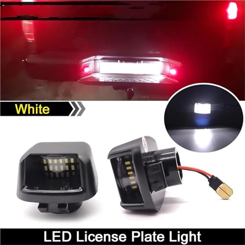Luz matrícula LED Nissan compatible con Armada Frontier Navara Titan Xterra 6