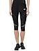Produktbild Ultrasport Damen Kompressionshose Rainbow 3/4 Capri, Schwarz, S