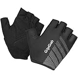 GripGrab Ride Einsteiger Kurzfinger Sommer Fahrradhandschuhe Gepolsterte Stoßdämpfende Fingerlose Radfahrer Handschuhe