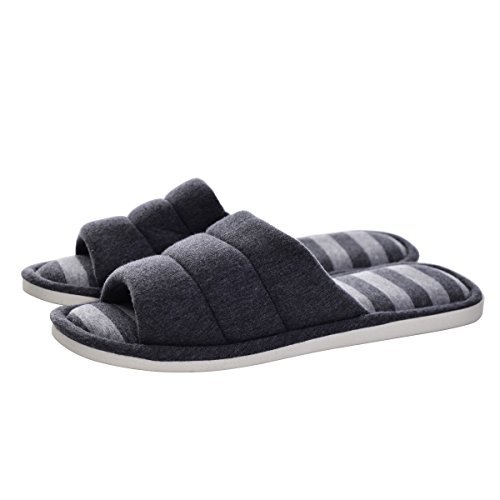 Memorygou Cozy Womens/Mens Home Slippers, Memory Foam Casual Indoor Outdoor Shoes with Open-Toe