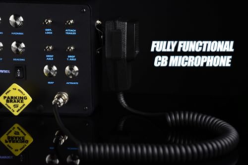 Image of Classic 2 Button Box for ATS /ETS2 (American Truck Simulator /Euro Truck Simulator) (Classic Finish with CB Communications (Matte Black))