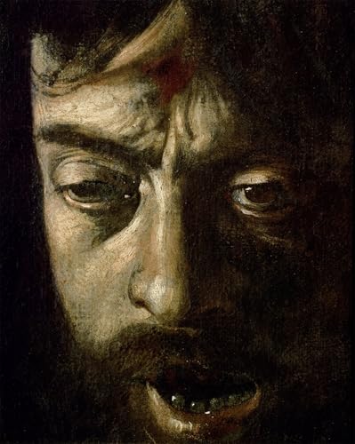 Cuadro decorativo de David y Goliat de Caravaggio: elegancia clásica para las paredes de tu despacho
