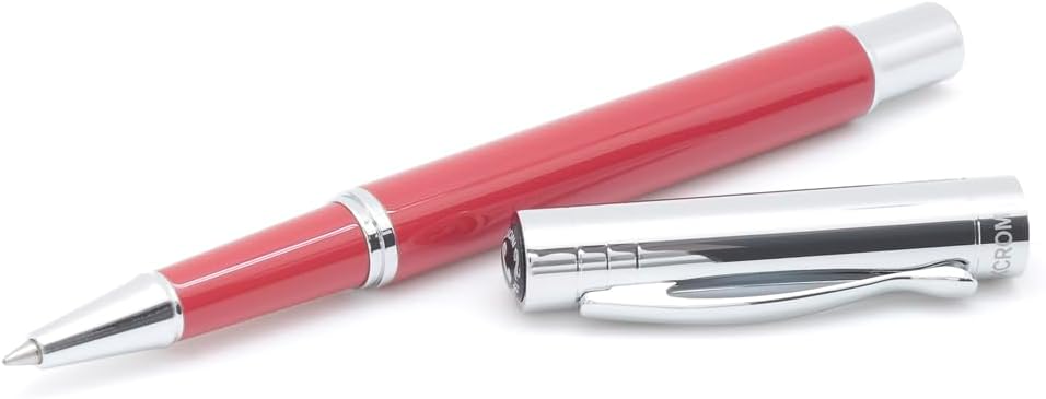 イノックスクロム(Inoxcrom) Inox Chrome 543594 Vista 0.7 Water-Based Ballpoint Pen, Red