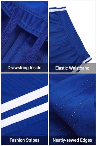 Resinta 4 Pack Boys' Fleece-Lined Open Bottom Sweatpants Boys Athletic Active Jogger Pants with Pockets and Drawstring3