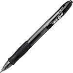 BIC SUPER SMOOTH Stylos gel-ocity, en vrac 24 Stylos d'encre, 12 Noir et 12 Stylos de gel rétractables bleu, point moyen 0.7 mm, 24-count