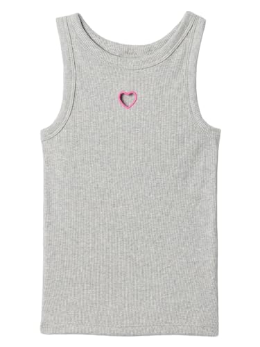 Image of Gap Girls' Ribbed High Neck Tank