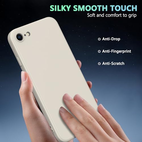 Image of for iPhone SE /8 /7 Case White, Scratch Resistant with Soft Touch, Slim Thin Phone Cover for iPhone SE 3rd Gen (2022), iPhone SE 2nd Gen (2020), iPhone 8 /7 4.7 inch