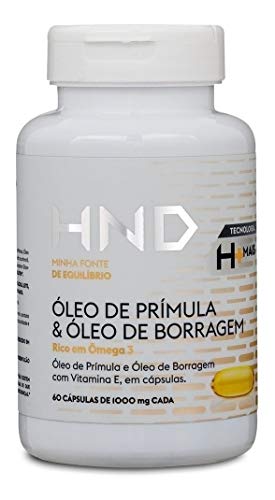 Oleo De Primula Oleo De Borragem Hnd 60 Capsulas