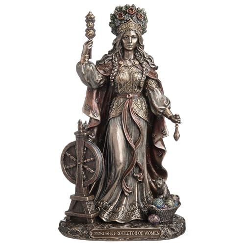 Estatua Mokosh Diosa Eslava Tierra Bronce Resina miniatura 1