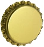 North Mountain Supply CC-GD-150 Beer Bottle Crown Caps - Gold - Oxygen Barrier - 150 Count