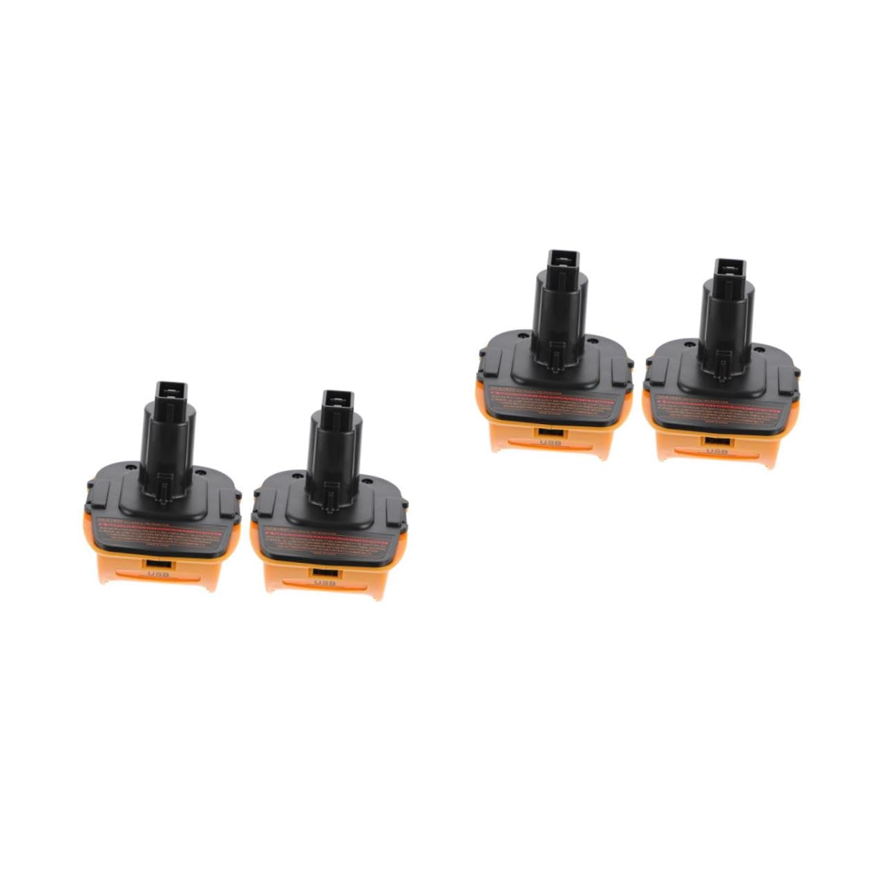 4 Set Adattatore per Batterie Converter per Alimentazione Compatibile con Facile Usare Design