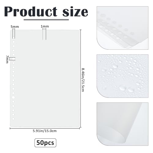 Intercalaires plastique A5 transparents durables contre l'usure - 2