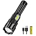 Ledeak Linterna Led USB Recargable Alta Potencia, Super Brillante 3000 Lúmenes 5 Modos COB Impermeable Linterna, Táctica Militar Antorcha Con 18650 Batería para Acampar Ciclismo Emergencia