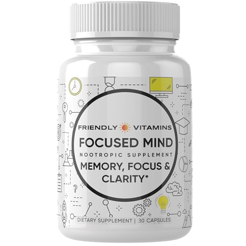 Focused Mind – Daily Brain Supplement for Memory and Focus
