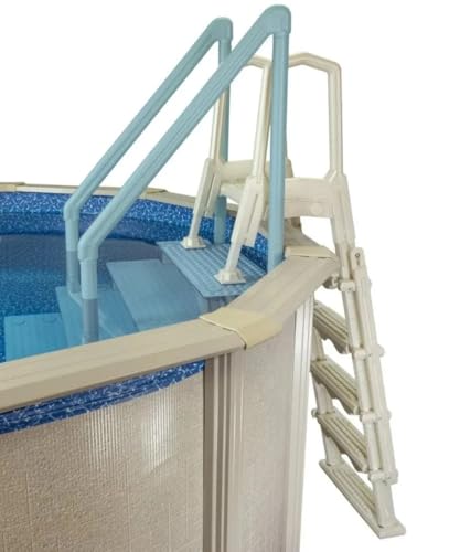 Escalera para Piscinas Anti-deslizante 28 pulgadas Azul miniatura 3