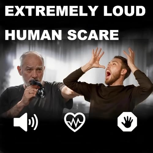 Aztec Death Whistle - Real Screaming, Up To 125+ Decibels Loud, Authentic Human Sounding Screams - Black