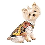 T shirt africain textile imprimé patchwork chien chat mignon débardeur respirant pour petit chiot chaton usage intérieur extérieur