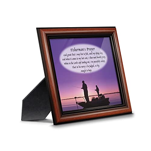 Fisherman’s Prayer, Fishermen's Gifts for the One You Love, Fishing Décor Picture Frame, 8501W