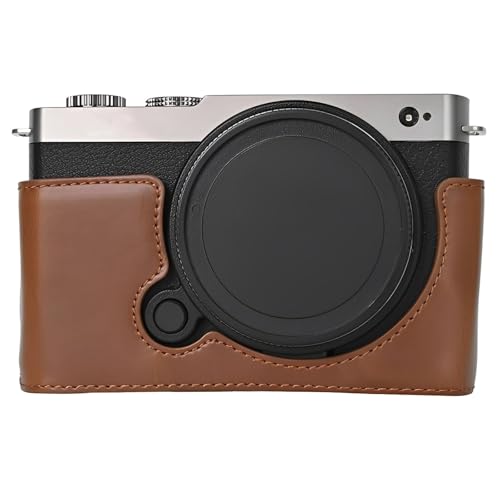 �v���e�N�e�B�u�J�����P�[�X��?Panasonic Lumix DC-S9�Ή� �ی�J�o�[ ���~�b�N�XS9�pPU���U�[�n�[�t�P�[�X�X�^�C���b�V���Ōg�ѐ��̍����V���b�N�h�~�P�[�X (�u���E��)