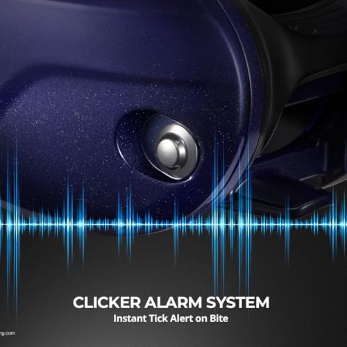 Image of Piscifun Alinox 400 Baitcaster Fishing Reel, 38Lbs Max Drag Aluminum Alloy Frame Baitcasting Reel, Available in 6.6:1 /8.1:1 Gear Ratio, Freshwater and Saltwater Low Profile Casting Reel for Musky