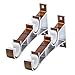 VOSAREA 2 PCS Tringle à Rideau Supports en Alliage d'aluminium Double Support Porte-Tringle à Rideaux