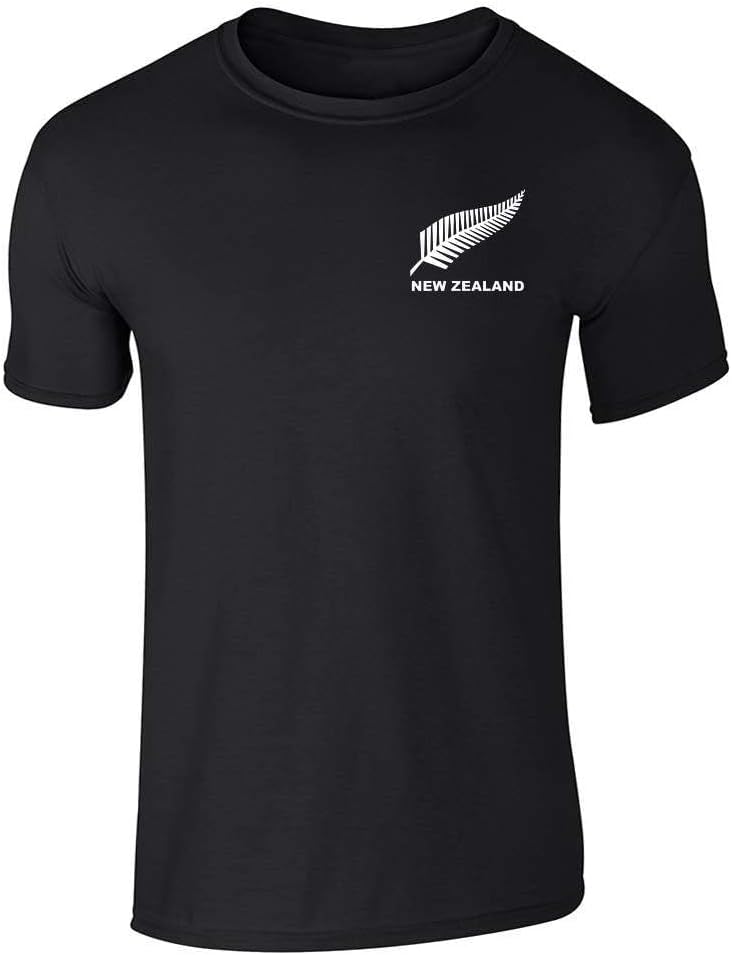 New Zealand Soccer Retro National Team Jersey Graphic Tee T-Shirt for Men
