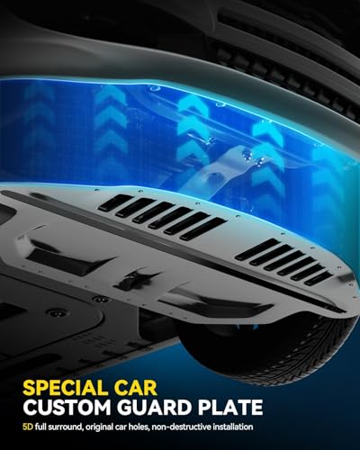 Image of PHILTOP FO1228126 Front Lower Engine Splash Shield Under Cover Compatible with 2013-2020 Ford Fusion 1.5 /1.6 /2.0 /2.5L, 2013-2020 Lincoln MKZ 2.0L Turbocharged