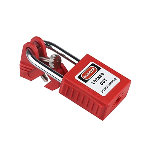 YNREMM Circuit Breaker Lockout and Safety Padlock Electrical Air Switch Handle Tool-Free Safety Lock Off