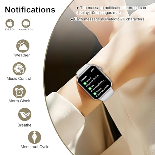 Iowodo R30 PRO Smart Watch For Men Women - 1.85''Hd Screen With Make And Answer Calls, With Ai Voice Assistant thumb #4